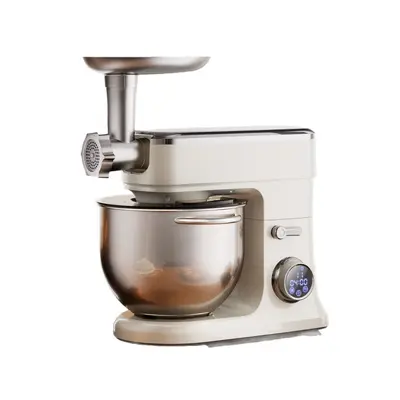 Standmixer Multifunktion 7L Küchenmaschine Teigmaschine Wurstfüller Fleischwolf Knethaken Schneebesen Rührmaschine