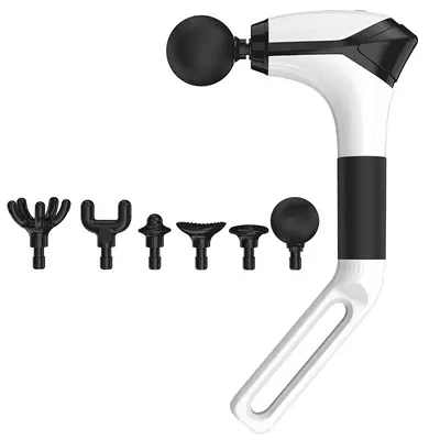 Home Massage Gun with Six Interchangeable Heads and Extension Handle - 8