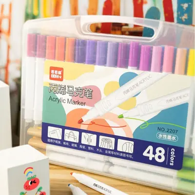 Acryl-Markerstift 100er-Set, Dreieckform - 10
