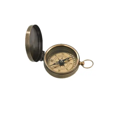 Z50 Zinc Alloy Flip-Cover Pocket Watch Compass for Camping