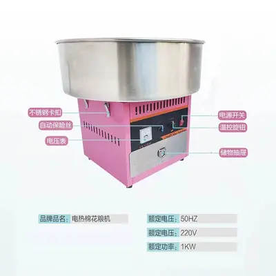 Commercial Fully Automatic Electric Cotton Candy Machine, Countertop - 3