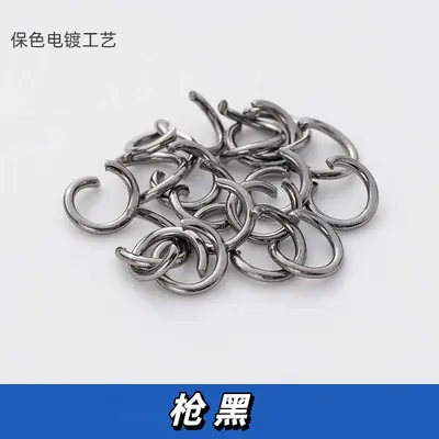 Edelstahl-Offenring, DIY-Schmuck-Verbindungsring - 13