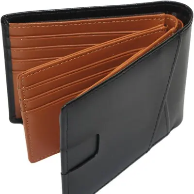 Erkek Gerçek Deri Üç Katlı Cüzdan RFID Korumalı Çok Kartlık - 6