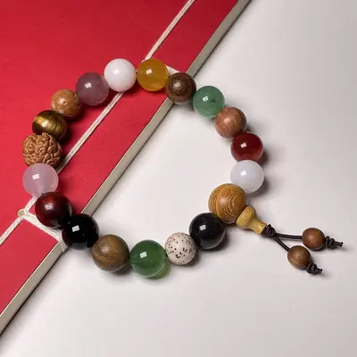 Hangzhou Duobao Bodhi Tohumu Onsekiz Tohumlu Budist Tespih Bileklik Basit Bileklik El Bandı Kültürel Sanat Bodhi Üreticisi Toptan Satış