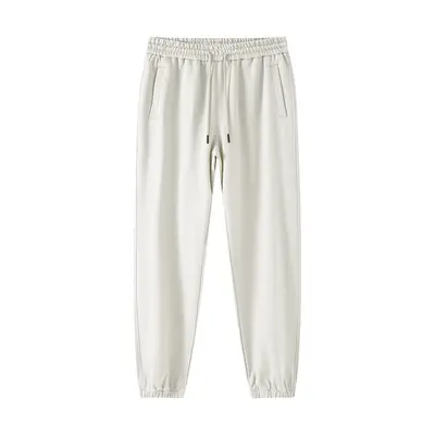 Men's Sweatpants, 400G Terry Cotton, Solid Color, Loose Fit, Tapered Leg - 8