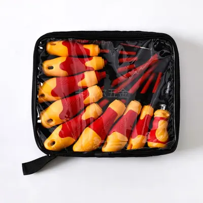 10-in-1 insulated screwdriver set, interchangeable bits - 11