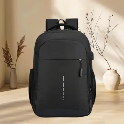 Business Commute Backpack, 16-inch Laptop Compartment, Oxford Fabric with Reflective Strip