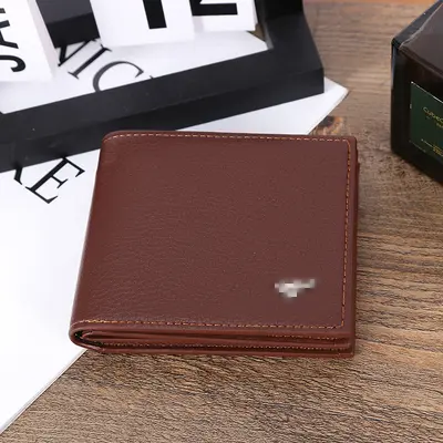 Short Men's Wallet, PU Leather, with Zipper Coin Pocket - 6