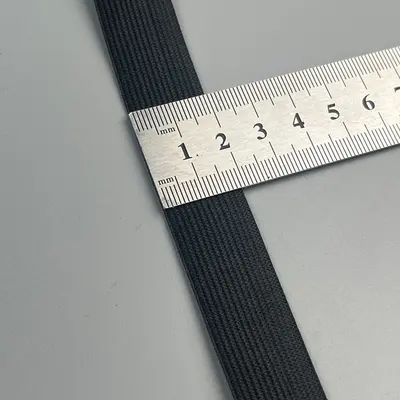 Elastikband 4 cm hohe Elastizität Schwarz Weiß Bekleidungszubehör - 9