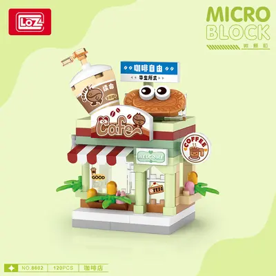 LOZ Micro Particle Building Block Blind Box, Street View Candy and Fruit Shop Model - 2