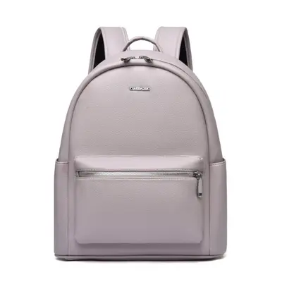 Women's PU Leather Backpack, Large Capacity School and Travel Bag - 6