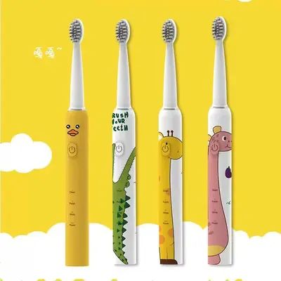 Kids Electric Toothbrush, Soft Bristles, Rechargeable, Ages 6-12 - 5