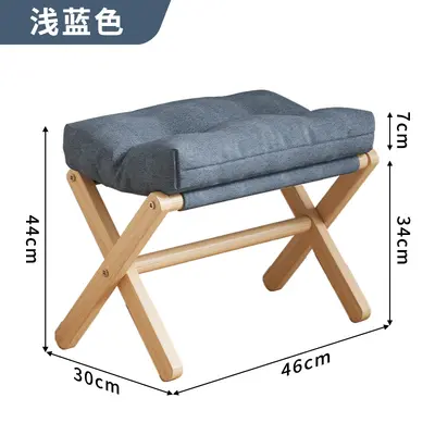 Foldable Foot-Operated Footrest Stool for Living Room and Office - 11