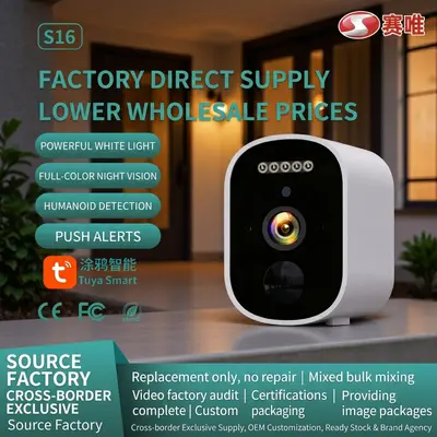 Tuya Smart Surveillance Camera Outdoor Waterproof Battery Night Vision