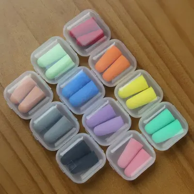 PU Foam Earplugs, Noise Reduction, Slow Rebound