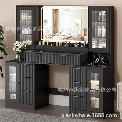 Nordic Style Vanity Table, Multifunctional, Bedroom - 8