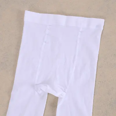 Children's Dance Socks, Velvet 90D White Tights