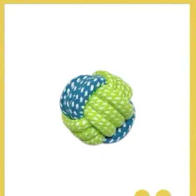 Dog Rope Toy, Durable Knot Ball Tug Rope for Puppies - 8