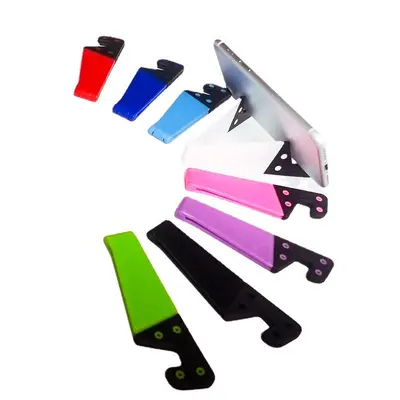 Mobile phone holder desktop holder V-shaped mini phone tablet holder lazy portable foldable holder customizable with logo