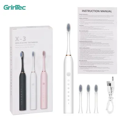 Şarjlı elektrikli diş fırçası, taşınabilir, altı mod, su geçirmez - 8