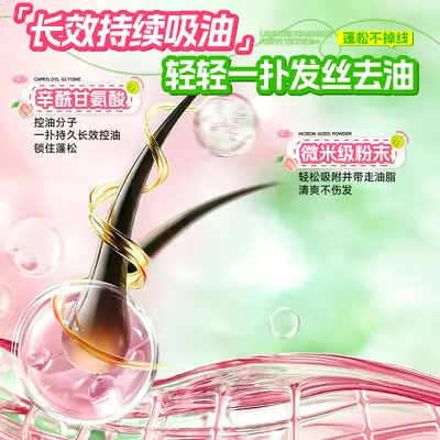 一件代发批发欧嘉莱尼蓬蓬粉去头油头发控油蓬松干发粉