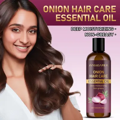 Onion Hair Oil Zwiebel-Haarserum, repariert und reduziert Frizz
