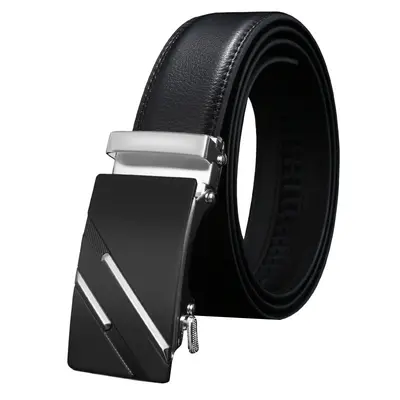 Men's Genuine Leather Automatic Buckle Luxury Belt Wholesale Simple Versatile Denim Belt Manufacturer