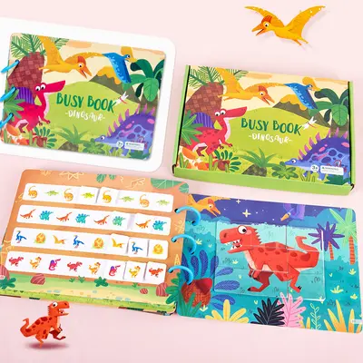 Reusable Velcro Quiet Book for Early Childhood Learning - 3