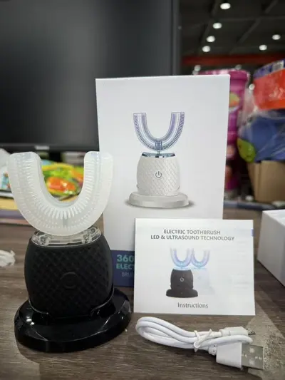 Rechargeable Sonic Electric Toothbrush Couple Set - 12