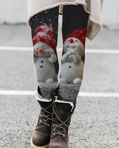 Damen-Herbst-Winter-Laufleggings, schlankmachend - 11