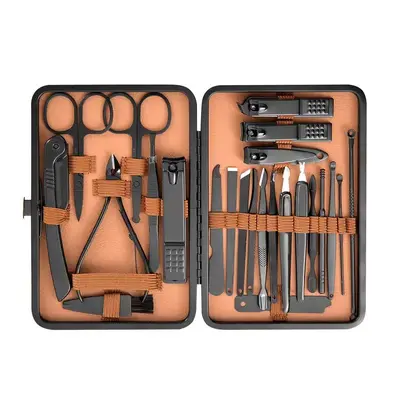 Nail clipper set 24-piece manicure pedicure tool kit