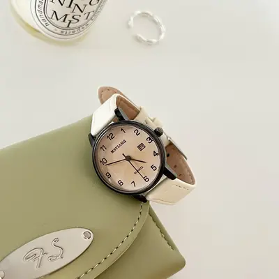 Damen Retro-Quarzuhr mit elegantem schlichtem Design - 10