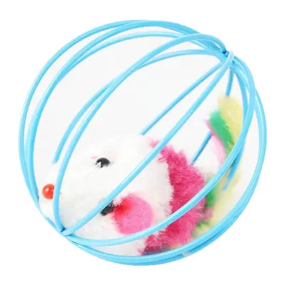 猫玩具滚球猫玩具小老鼠猫咪笼中鼠宠物玩具逗猫用品宠物猫玩具球
