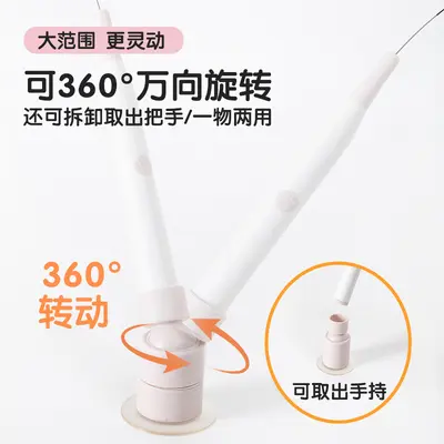 Electric Cat Toy with Strong Suction Cup, Attachable and Handheld Cat Teaser
