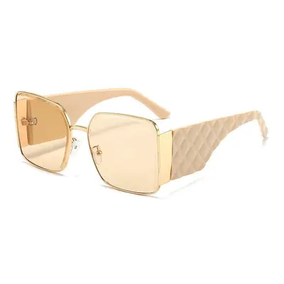 Retro Square Large Frame Sunglasses for Women, Slimming Fit for Big Faces - 5