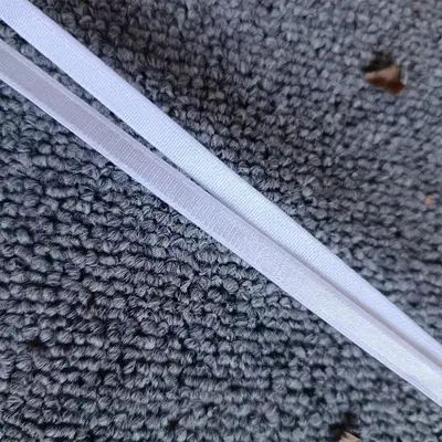 0,6 cm naylon elastik bant, kaymaz tüylü astarlı iç çamaşırı askısı, parlak yüzey - 4