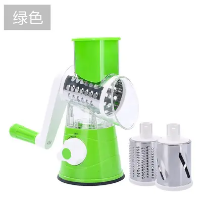Kitchen vegetable cutter hand-crank potato slicer cheese grater - 8