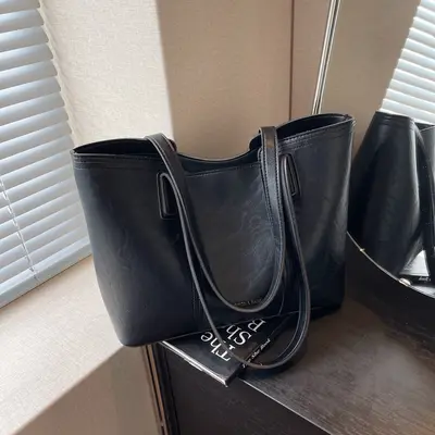 Large Capacity Women's Tote Shoulder Bag for Office Commuting - 6