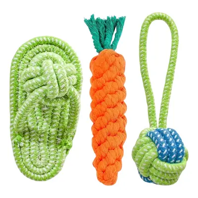 Cotton Rope Dog Toy with Knots, Chew-Resistant - 1