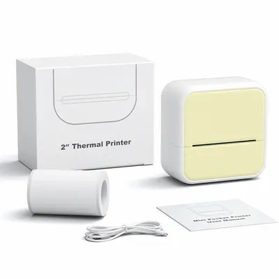 Etiket yazıcı taşınabilir Bluetooth termal barkod kendinden yapışkanlı ticari tabela etiketi ev not etiket makinesi sınır ötesi - 11