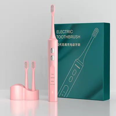 Wireless Charging Adult Electric Toothbrush with Soft Bristles, Waterproof - 9