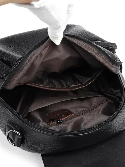 Genuine Leather Women's Backpack, Retro Style, Large Capacity Student Schoolbag - 5