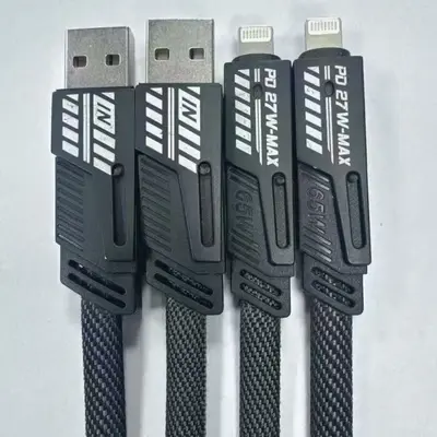Mecha Veri Kabel Ladegerät Superfast Charging 3 in 1 Schnellladekabel 1 bis 3 Ladekabel 4 in 1 Mecha Kabel - 10