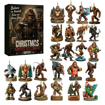 Weihnachts-Countdown-Blindbox mit Bigfoot-Anhänger - 10
