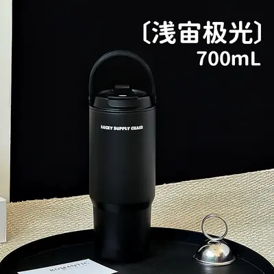 New 316 stainless steel thermos cup, large capacity water cup, tumbler with straw, ice cup, car cup - 7