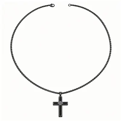Çift katmanlı çapraz kolye, metal, üç renk - 8