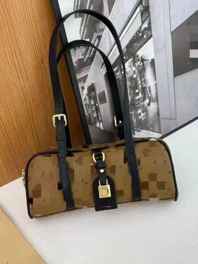 Baguette-Damentasche, Schultertasche in Achselform - 5