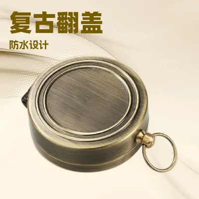 Z50 Zinc Alloy Flip-Cover Pocket Watch Compass for Camping