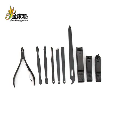 Stainless steel nail care kit, 18-piece