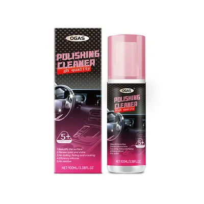 OGAS Car Interior Polish and Stain Remover for Ceiling and Plastic Parts, No-Rinse - 9